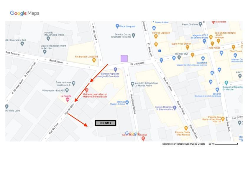 "Silk & Suites" City Center 생테티엔 외부 사진